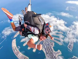 Skydive Dubai: Tandem Skydiving at the Palm Drop Zone with Photos & Videos